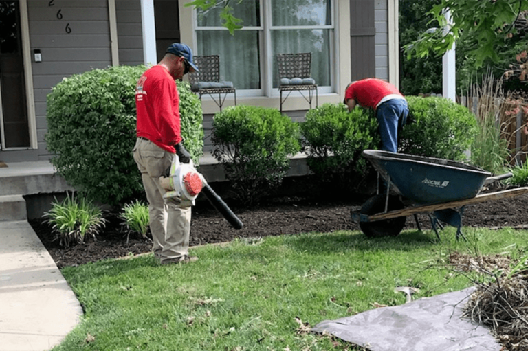 Leaf Blowing Service