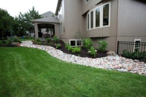 Wide Landscape Garden Area