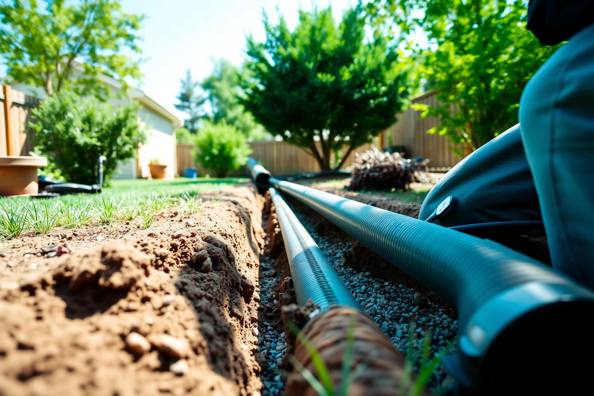 french-drain-installation