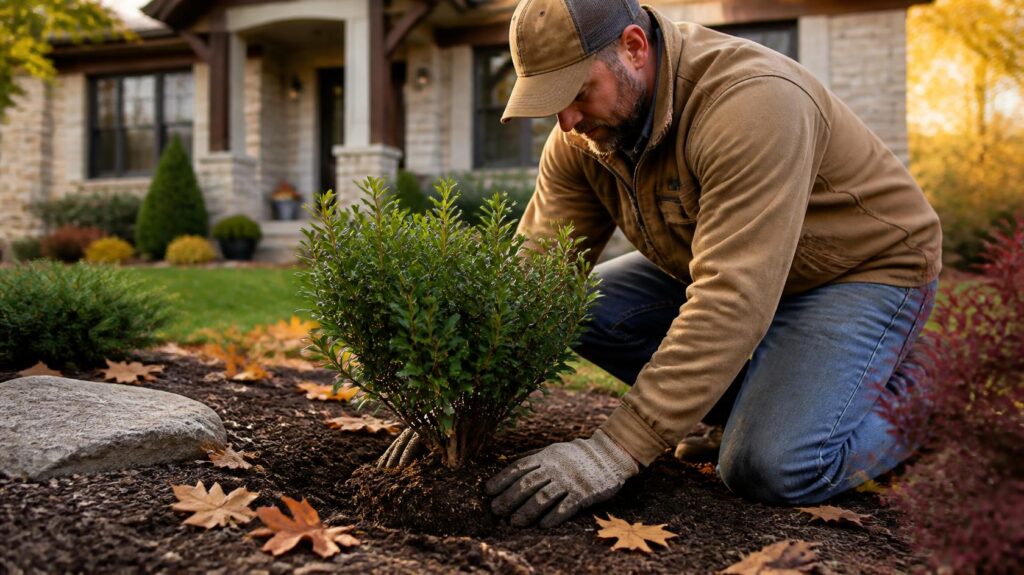 Planting shrubs in fall in Kansas City